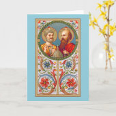 SS. Peter en Paul (JMAS 01) Blank Wenskaart Kaart (Gele Bloem)