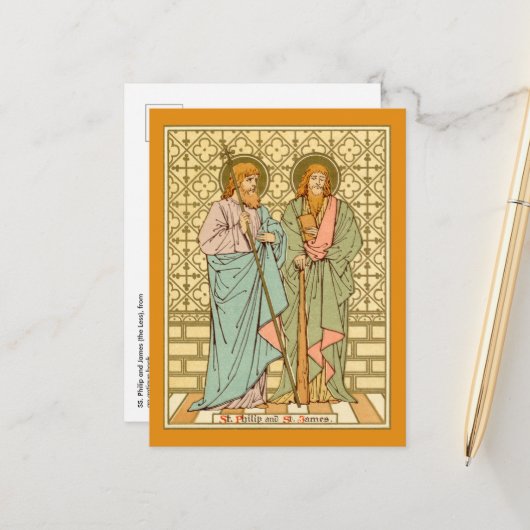 SS. Philip & James the Less (RLS 15) Briefkaart (Voorkant / Achterkant in situ)