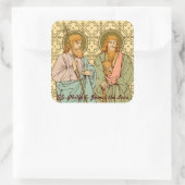 SS. Philip & James the Less (RLS 15) Vierkante Sticker (Tas)