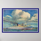 SS President Hoover Poster (Voorkant)