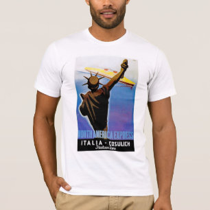 ss Rex die Standbeeld van Vrijheid overgaan T-shirt