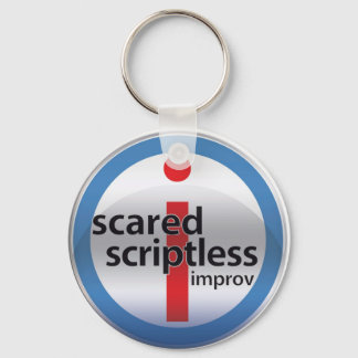 SS-ronde-glazen logo-toets Sleutelhanger