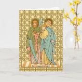 SS. Simon en Jude Thaddeus (RLS16) Blanco groet Kaart (Gele Bloem)