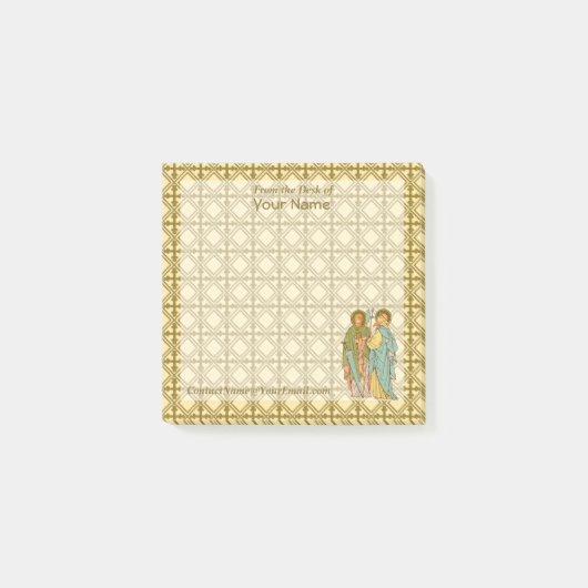 SS. Simon & Jude (RLS 16, Stijl 2) 3"x3" Post-it® Notes (Voorkant)
