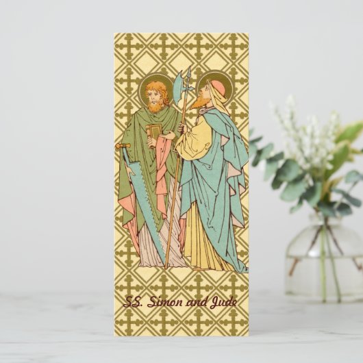SS. Simon & Jude (RLS 16) Wenskaart (Staand voorkant)