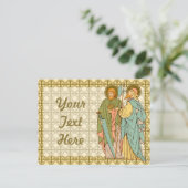 SS. Simon & Jude Thaddeus (RLS 16) Briefkaart (Staand voorkant)