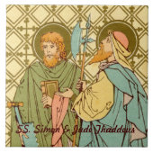 SS. Simon & Jude Thaddeus (RLS 16) Tegeltje (Voorkant)