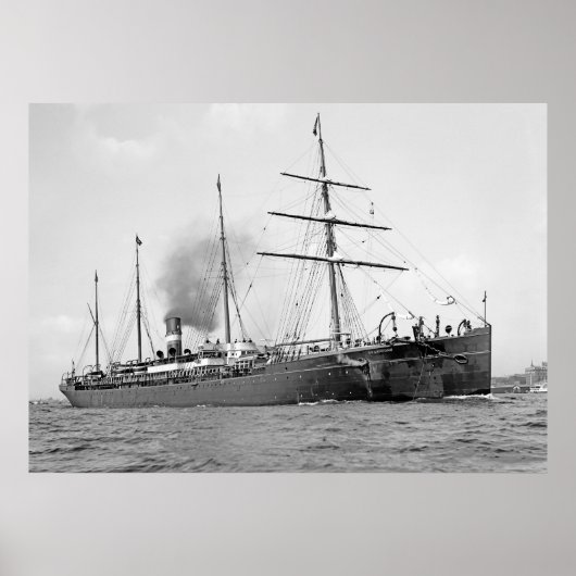 SS Spaarndam Poster (Voorkant)