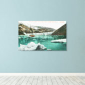 SS Spokane Steamer Passend door Glacier Canvas Afdruk (Insitu (Houten vloer))