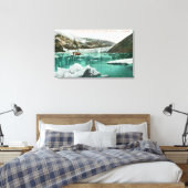 SS Spokane Steamer Passend door Glacier Canvas Afdruk (Insitu (Slaapkamer))