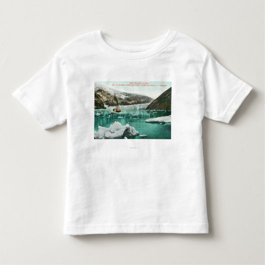 SS Spokane Steamer Passend door Glacier Kinder Shirts (Voorkant)
