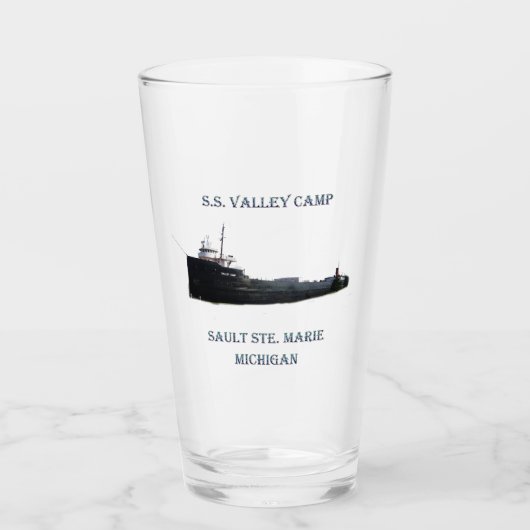SS Valley Camp glass Glas (Voorkant)