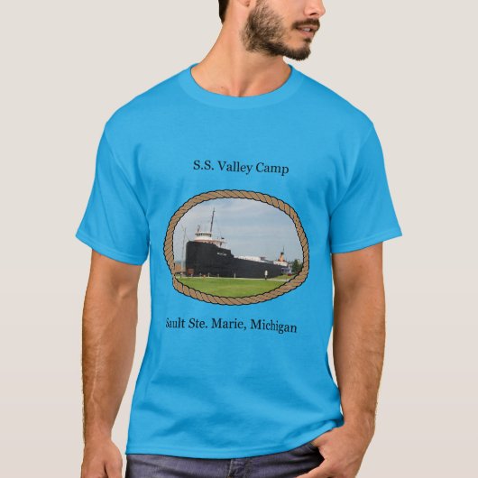 SS Valley Camp-shirt T-shirt (Voorkant)