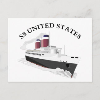SS Verenigde Staten Briefkaart