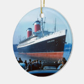 SS Verenigde Staten Keramisch Ornament (Links)