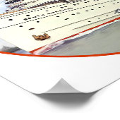 SS Zuid-Amerikaans Poster (Hoek)