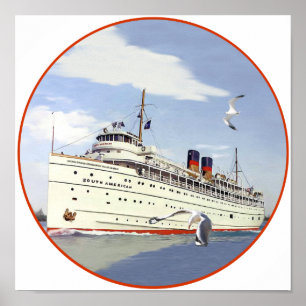 SS Zuid-Amerikaans Poster