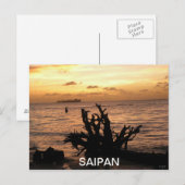 SSAIPAN SUNSET BRIEFKAART (Voorkant / Achterkant)