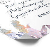 Ssapige Mimosa Bar Bordkaart Poster (Hoek)