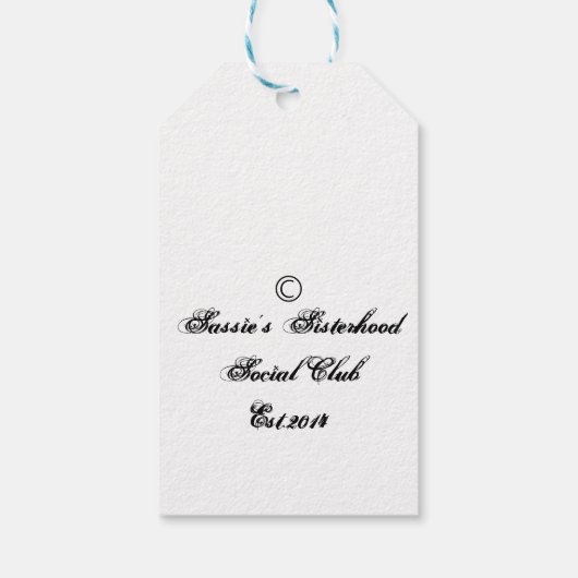 SSC cadeau label Cadeaulabel (Achterkant)