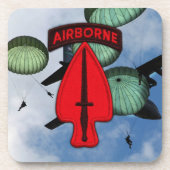 SSC-veteranen voor speciale troepen van het leger Bier Onderzetter (Voorkant)