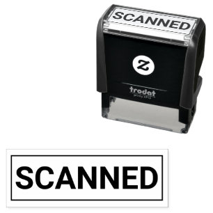 SSCANNED Business Self-Inking Stamp Zelfinktende Stempel
