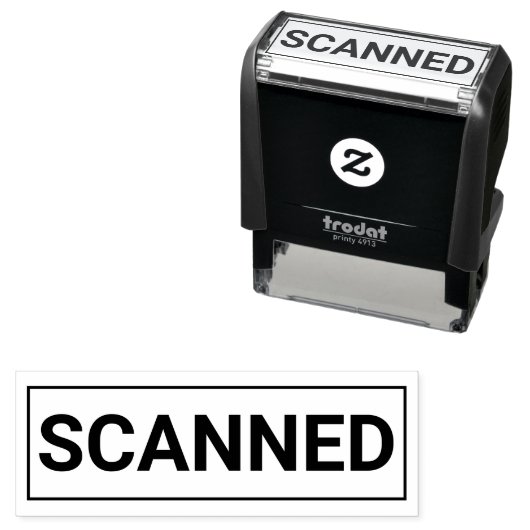 SSCANNED Business Self-Inking Stamp Zelfinktende Stempel (In situ)