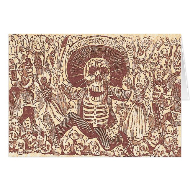 Sschedel van Oaxaca, La Calavera Oaxaqueña (Voorkant Horizontaal)