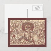 Sschedel van Oaxaca, La Calavera Oaxaqueña Briefkaart (Voorkant / Achterkant)