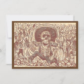 Sschedel van Oaxaca, La Calavera Oaxaqueña Kaart (Voorkant)