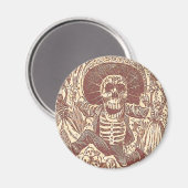 Sschedel van Oaxaca, La Calavera Oaxaqueña Magneet (Voorkant / Achterkant)