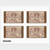 Sschedel van Oaxaca, La Calavera Oaxaqueña Rechthoekige Sticker (Vel)