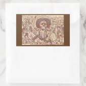 Sschedel van Oaxaca, La Calavera Oaxaqueña Rechthoekige Sticker (Tas)