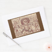 Sschedel van Oaxaca, La Calavera Oaxaqueña Rechthoekige Sticker (Envelop)