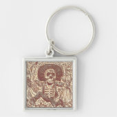 Sschedel van Oaxaca, La Calavera Oaxaqueña Sleutelhanger (Voorkant)