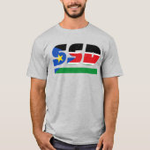 SSD South Sudan African ISO Code 3166 T-shirt (Voorkant)