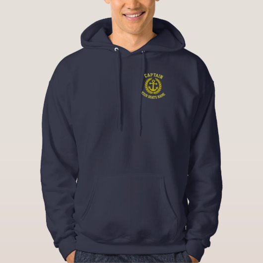 Sseamans ankerontwerp hoodie (Voorkant)