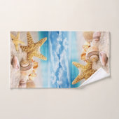 Sseashells Bathroom Towel Set Bad Handdoek (Handdoek)