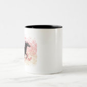 Sseattle Slew 1977 Champion Triple Crown Winner Tweekleurige Koffiemok (Center)