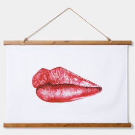 Ssensuele Lippen Hangend Wandkleed