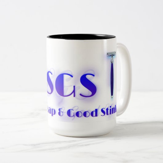 SSGS - Zwaarzeep en Mok voor goede stinking (Voorkant rechts)