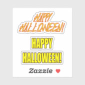 Sshit Book Happy Halloween Sticker (Vel)