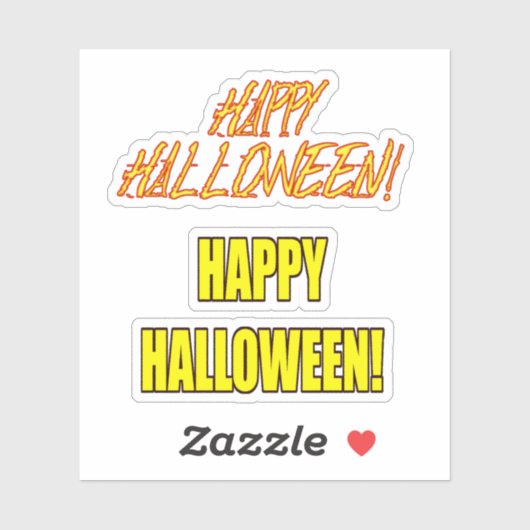 Sshit Book Happy Halloween Sticker (Vel)