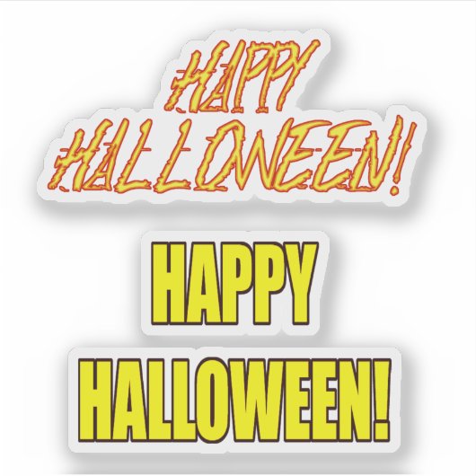 Sshit Book Happy Halloween Sticker (Voorkant)