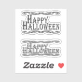 Sshit Book Happy Halloween Sticker (Vel)