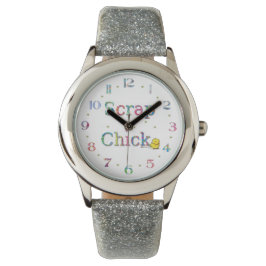 Sshit Chick Scrapbooker's pols horloge