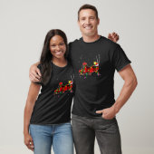 Sshopper kerstkerstkerstkerstkerstkerstman met hog t-shirt (Unisex)