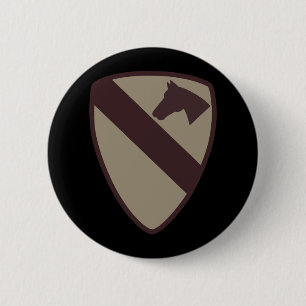 SSI - 1e Cavaleriedivisie - Gezamenlijke Woestijn Ronde Button 5,7 Cm