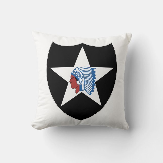 SSI - 2e Infanteriedivisie WO Txt Kussen (Voorkant)