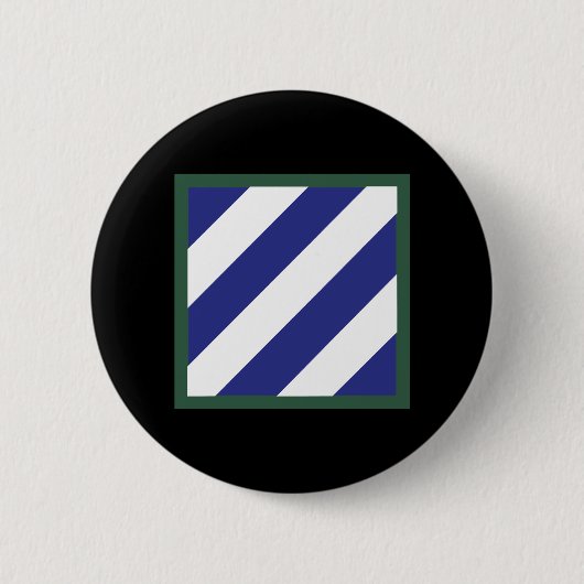 SSI - 3rd Infantry Division WO Tekst Ronde Button 5,7 Cm (Voorkant)